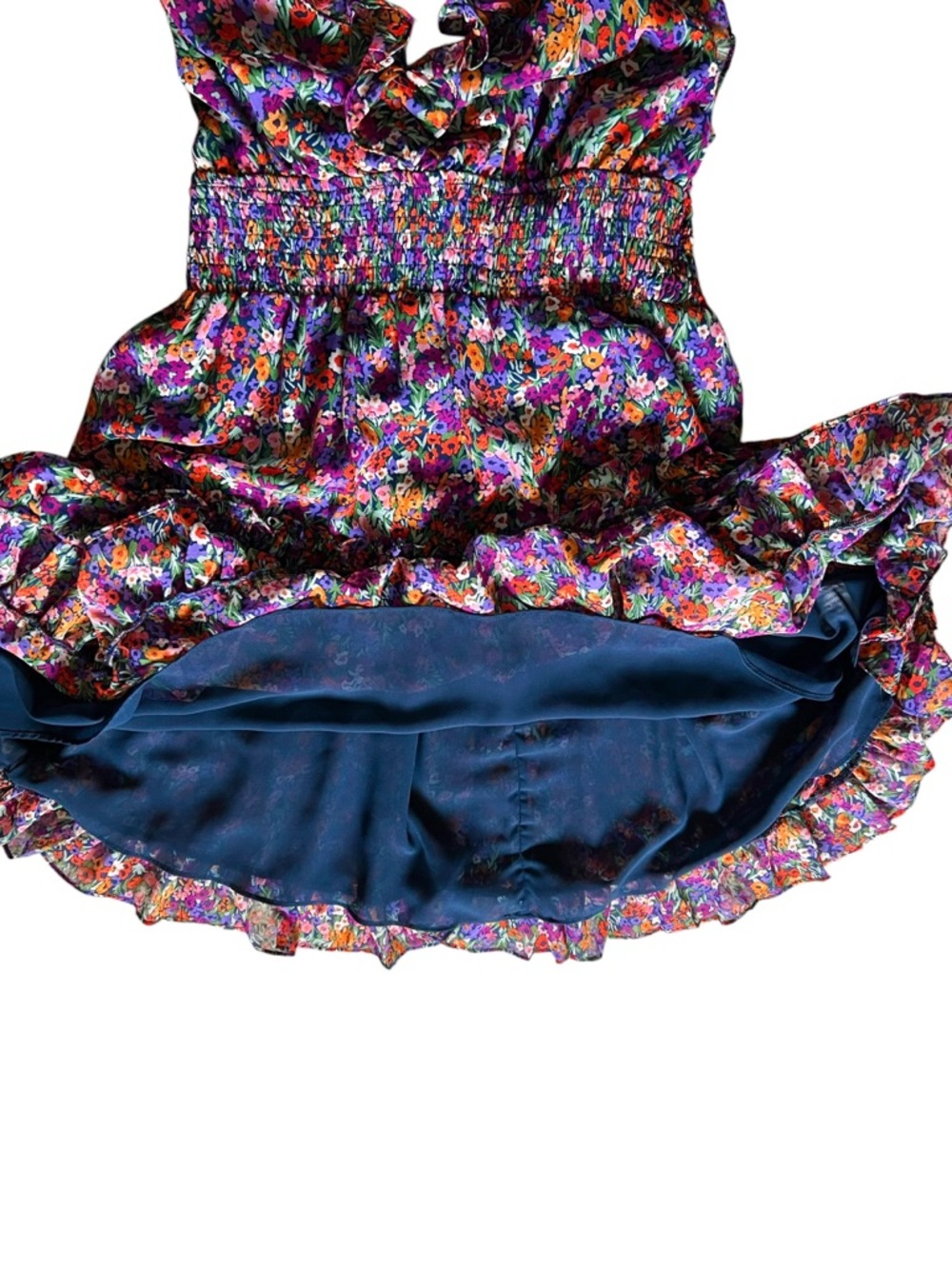 Dress Forum Berry Jam Ruffle Mini Dress Size M - Picture 7 of 14